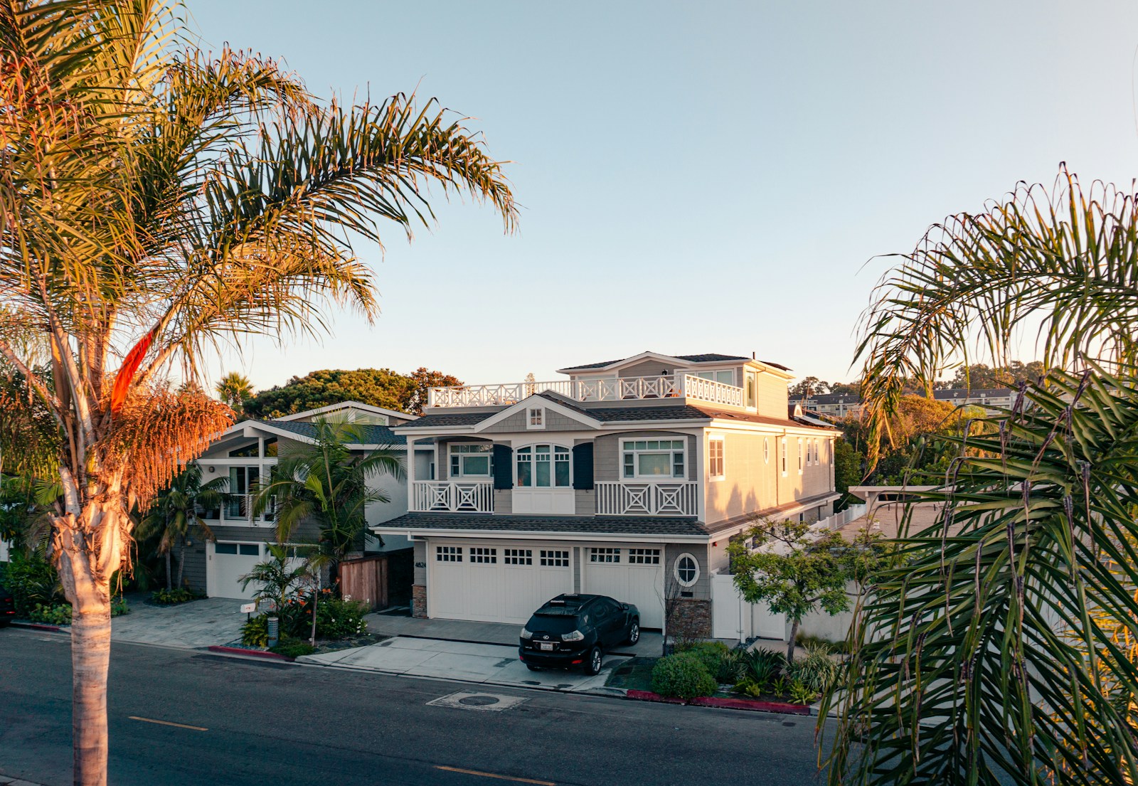New construction single-family home exterior