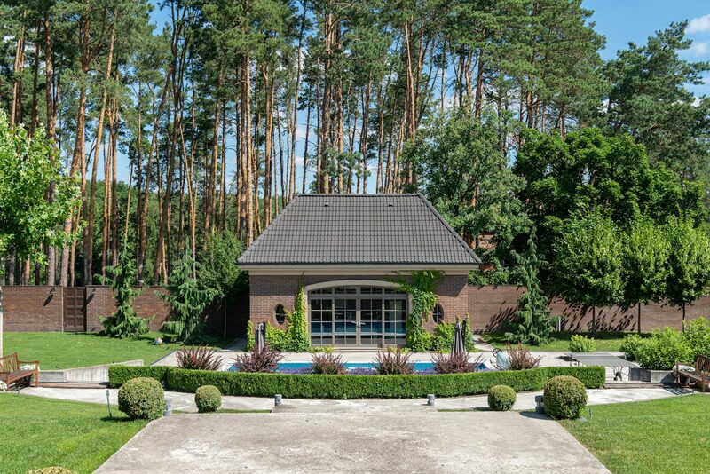 Modern detached ADU exterior with landscaping