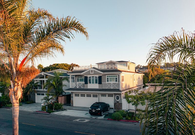 New construction single-family home exterior